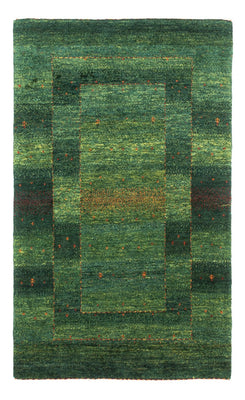 Alfombra Gabbeh - Loribaft Persa - 123 x 79 cm - verde