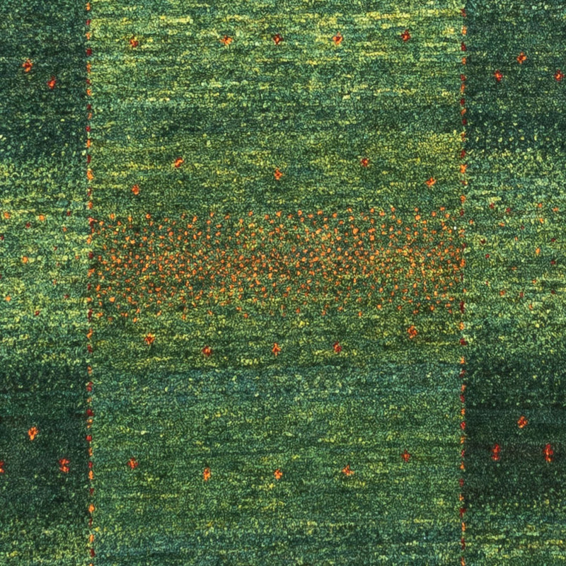 Alfombra Gabbeh - Loribaft Persa - 123 x 79 cm - verde