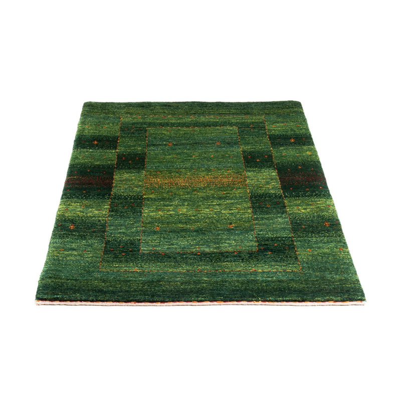 Alfombra Gabbeh - Loribaft Persa - 123 x 79 cm - verde