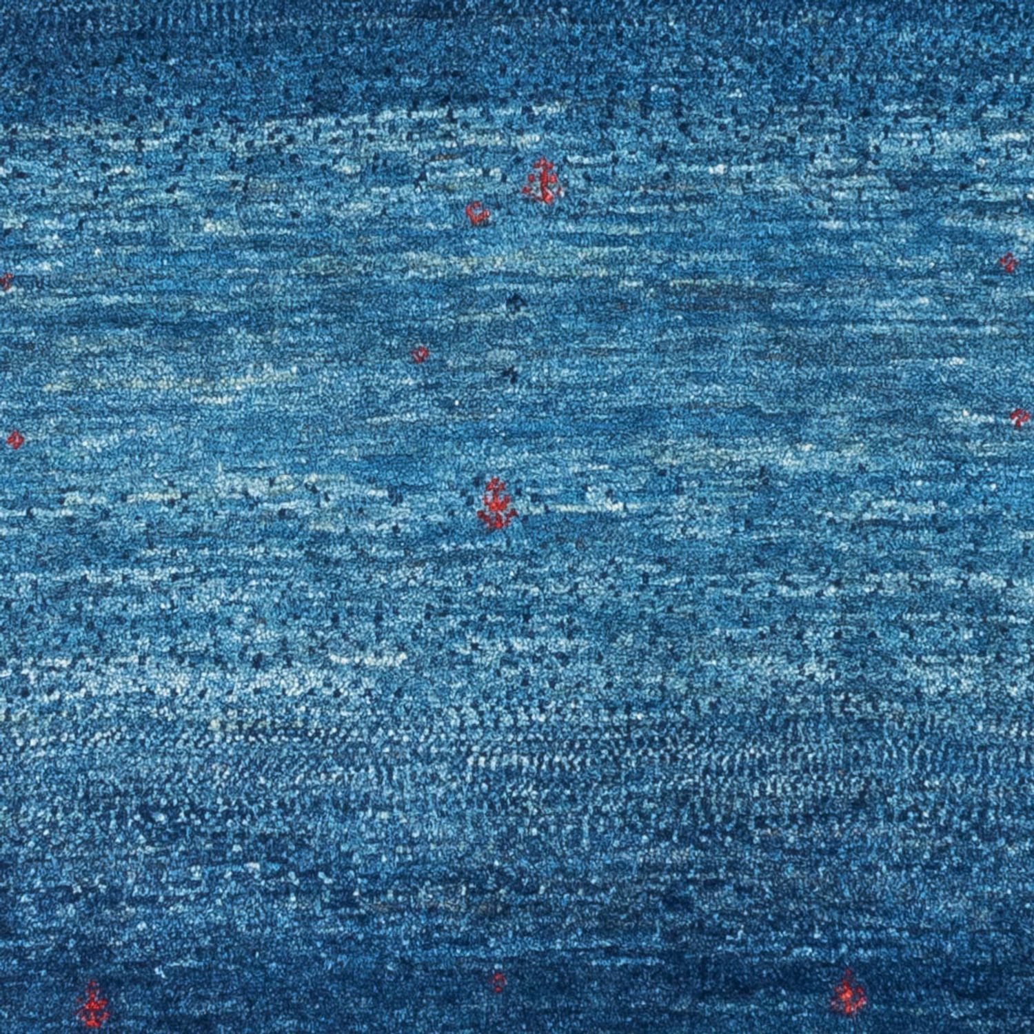 Alfombra Gabbeh - Loribaft Persa - 137 x 83 cm - azul
