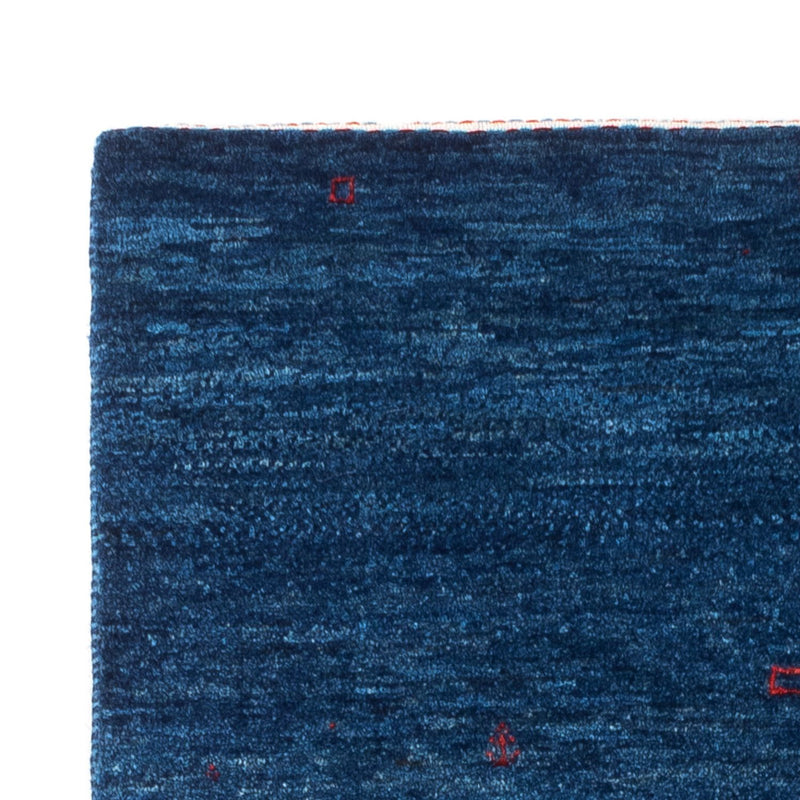 Alfombra Gabbeh - Loribaft Persa - 137 x 83 cm - azul