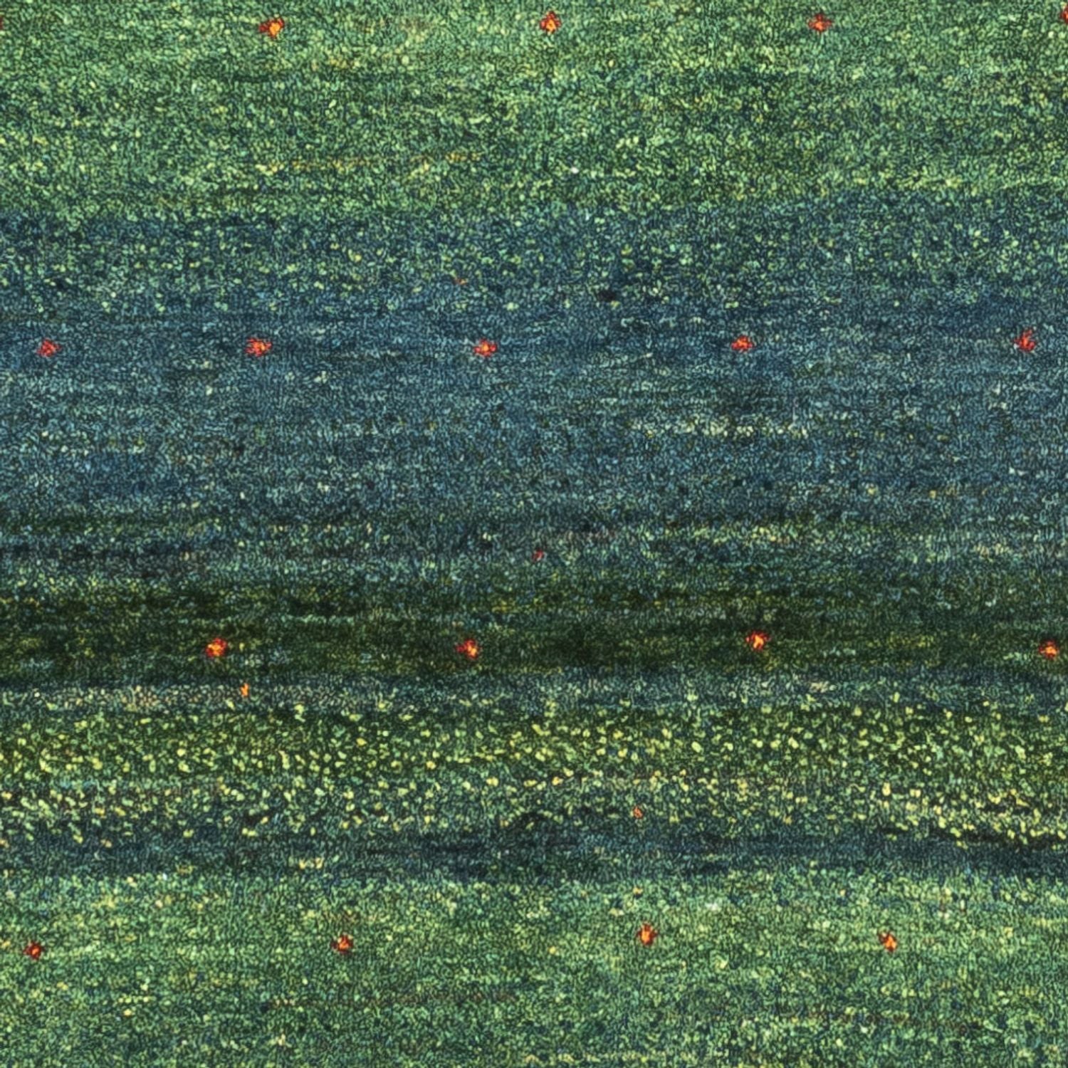 Alfombra Gabbeh - Loribaft Persa - 121 x 80 cm - verde