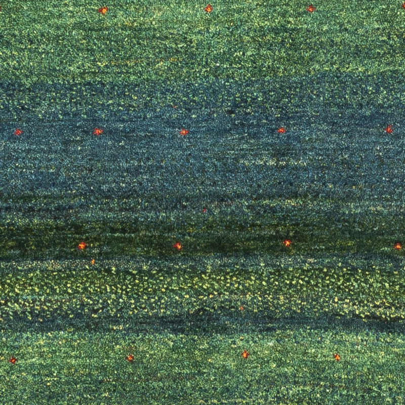 Alfombra Gabbeh - Loribaft Persa - 121 x 80 cm - verde