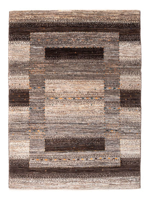 Alfombra Gabbeh - Loribaft Persa - 122 x 84 cm - gris