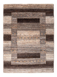 Alfombra Gabbeh - Loribaft Persa - 122 x 84 cm - gris