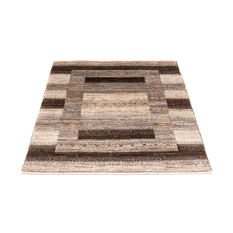 Alfombra Gabbeh - Loribaft Persa - 122 x 84 cm - gris
