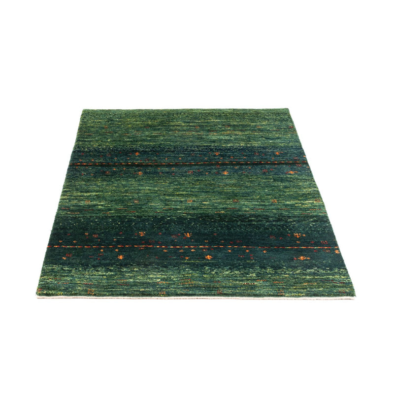 Alfombra Gabbeh - Loribaft Persa - 110 x 81 cm - verde