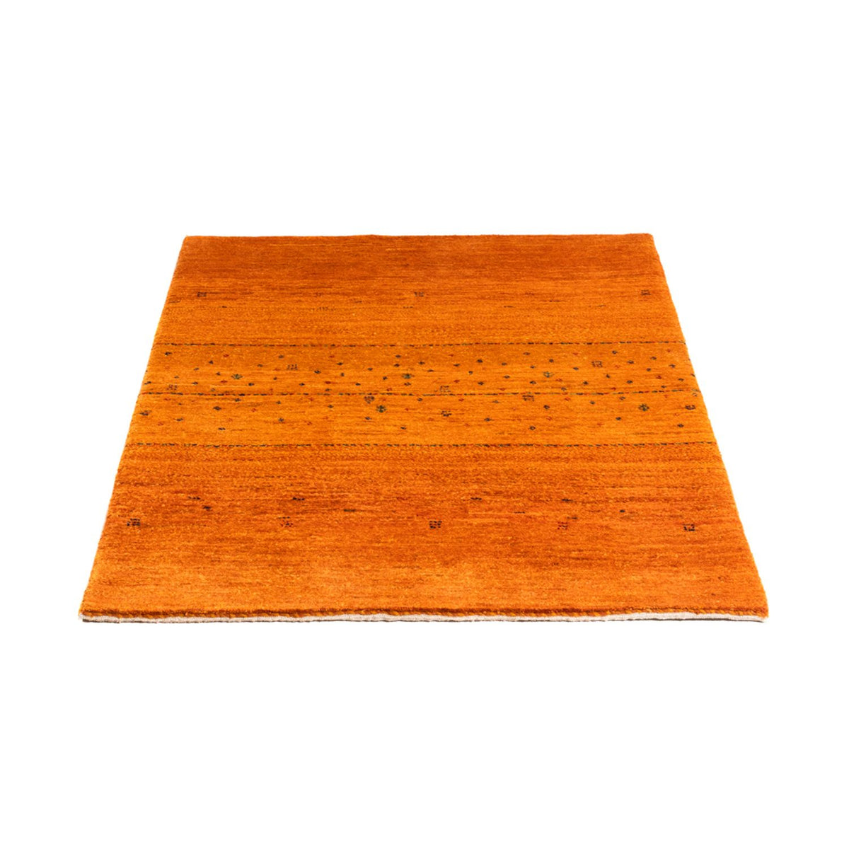 Alfombra Gabbeh - Loribaft Persa - 101 x 80 cm - oro