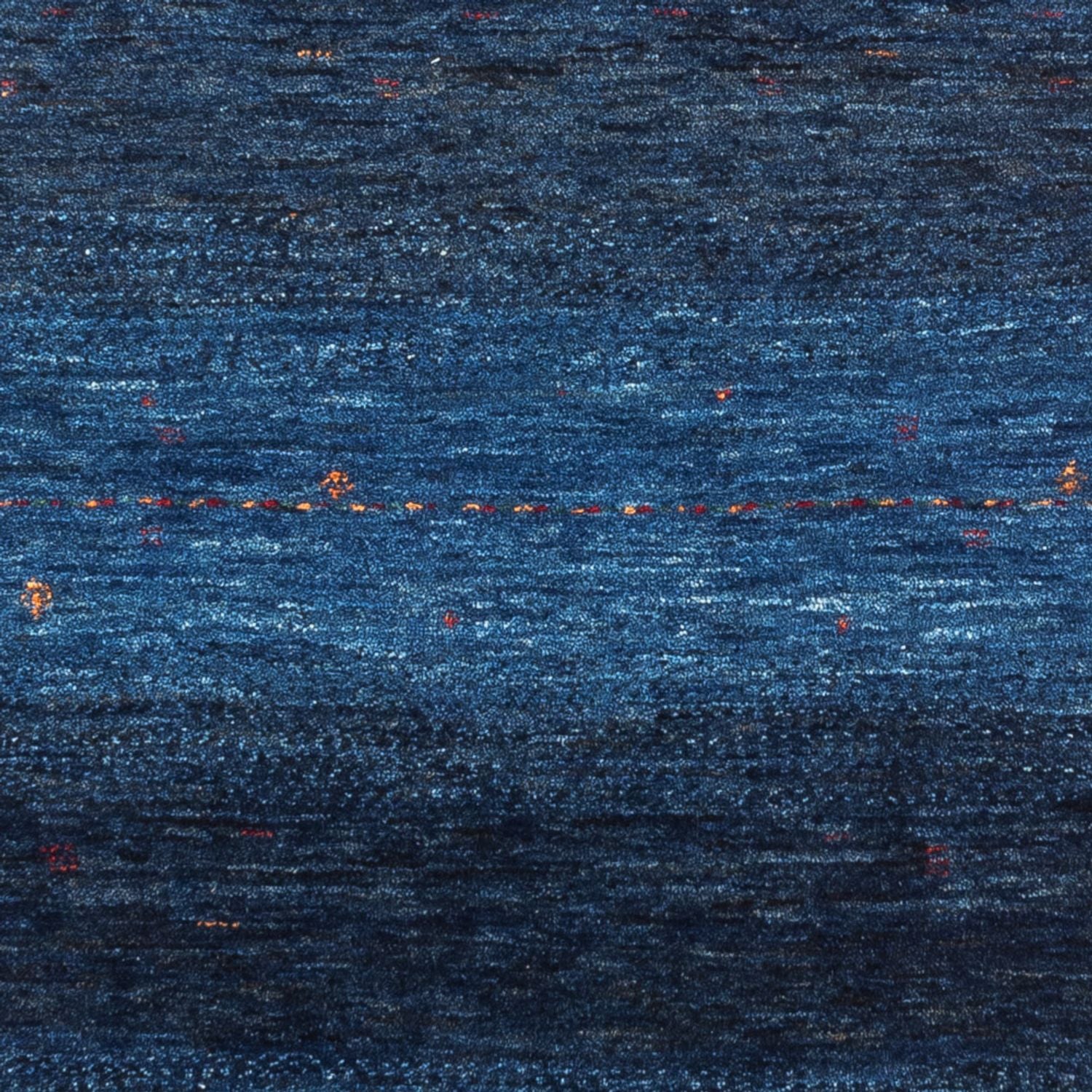 Alfombra Gabbeh - Loribaft Persa - 132 x 83 cm - azul