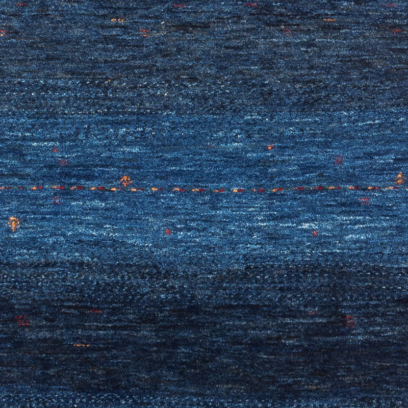 Alfombra Gabbeh - Loribaft Persa - 132 x 83 cm - azul
