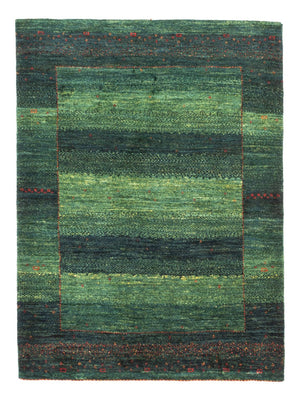 Alfombra Gabbeh - Loribaft Persa - 110 x 86 cm - verde