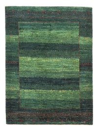 Alfombra Gabbeh - Loribaft Persa - 110 x 86 cm - verde