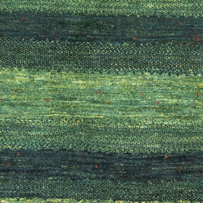 Alfombra Gabbeh - Loribaft Persa - 110 x 86 cm - verde