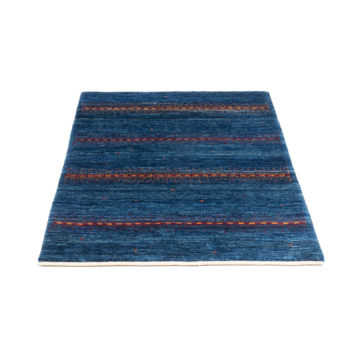 Alfombra Gabbeh - Loribaft Persa - 136 x 85 cm - azul