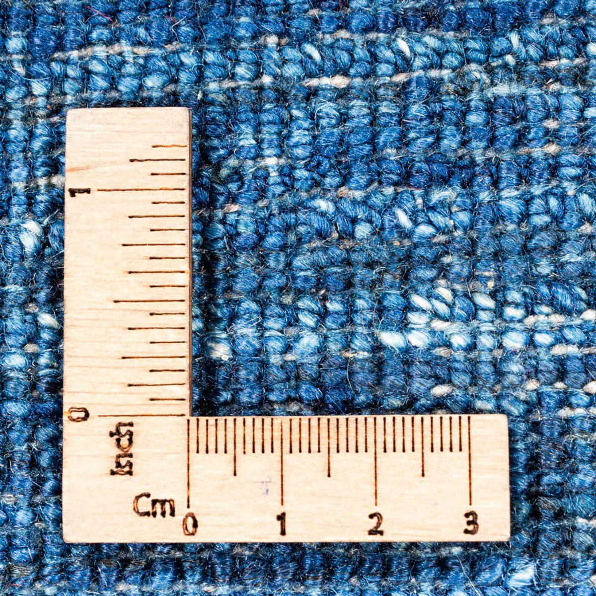 Alfombra Gabbeh - Loribaft Persa - 136 x 85 cm - azul