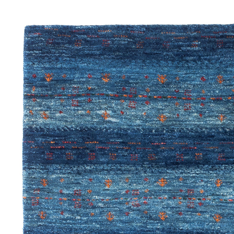 Alfombra Gabbeh - Loribaft Persa - 112 x 100 cm - azul