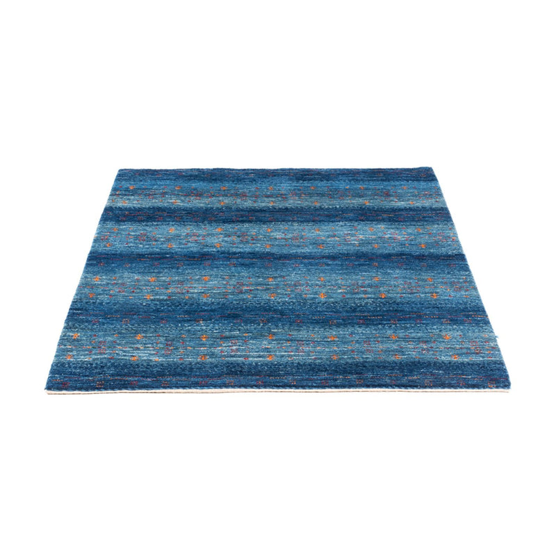 Alfombra Gabbeh - Loribaft Persa - 112 x 100 cm - azul