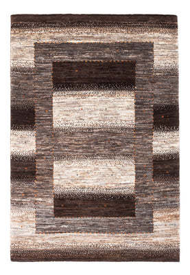 Alfombra Gabbeh - Loribaft Persa - 123 x 84 cm - gris