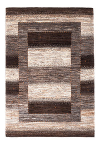 Alfombra Gabbeh - Loribaft Persa - 123 x 84 cm - gris