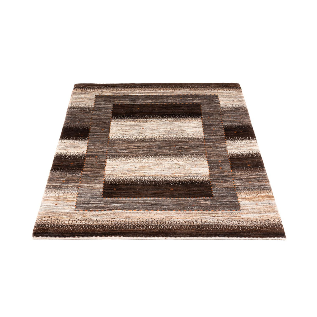 Alfombra Gabbeh - Loribaft Persa - 123 x 84 cm - gris