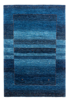 Alfombra Gabbeh - Loribaft Persa - 184 x 125 cm - azul