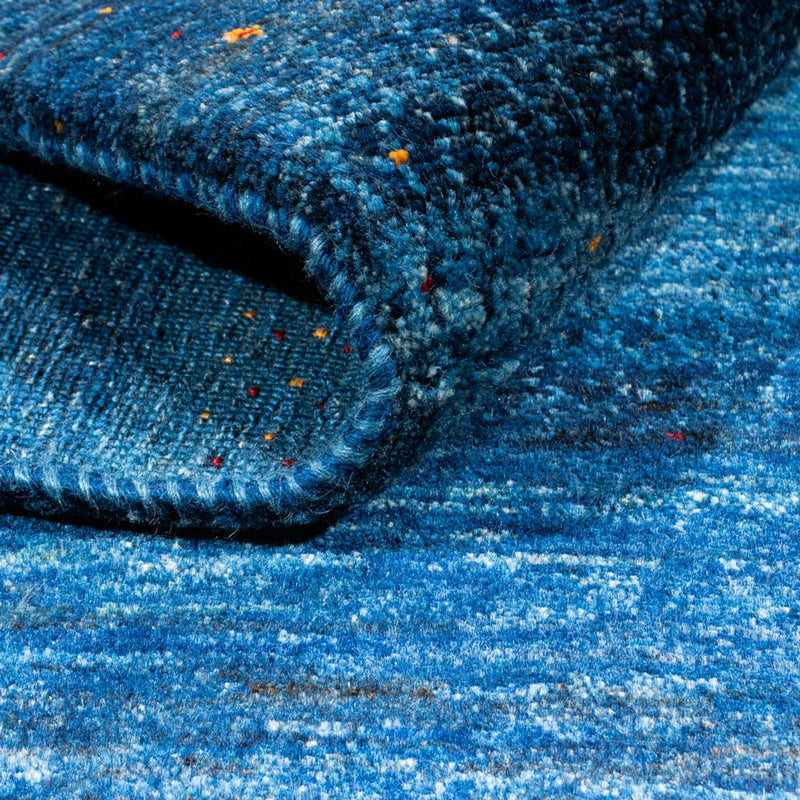 Alfombra Gabbeh - Loribaft Persa - 184 x 125 cm - azul