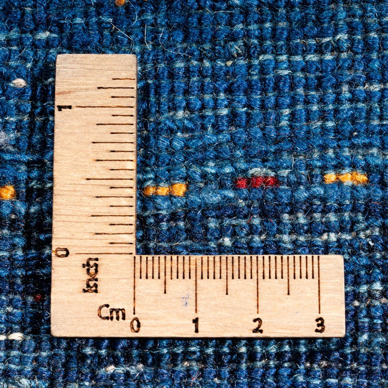Alfombra Gabbeh - Loribaft Persa - 184 x 125 cm - azul
