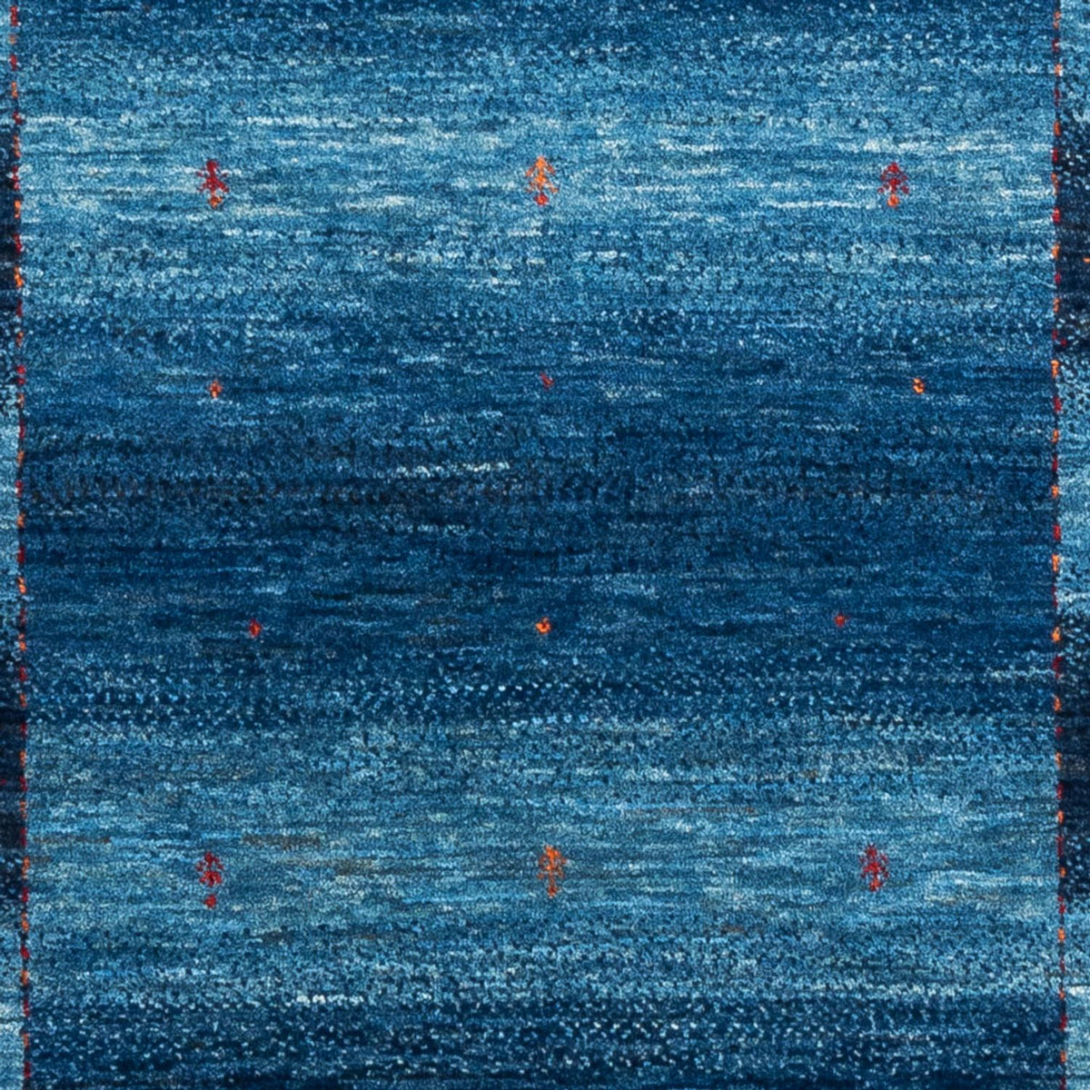 Alfombra Gabbeh - Loribaft Persa - 190 x 128 cm - azul