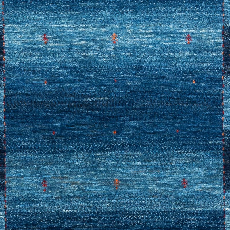 Alfombra Gabbeh - Loribaft Persa - 190 x 128 cm - azul