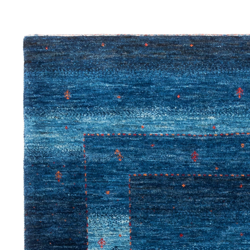 Alfombra Gabbeh - Loribaft Persa - 190 x 128 cm - azul