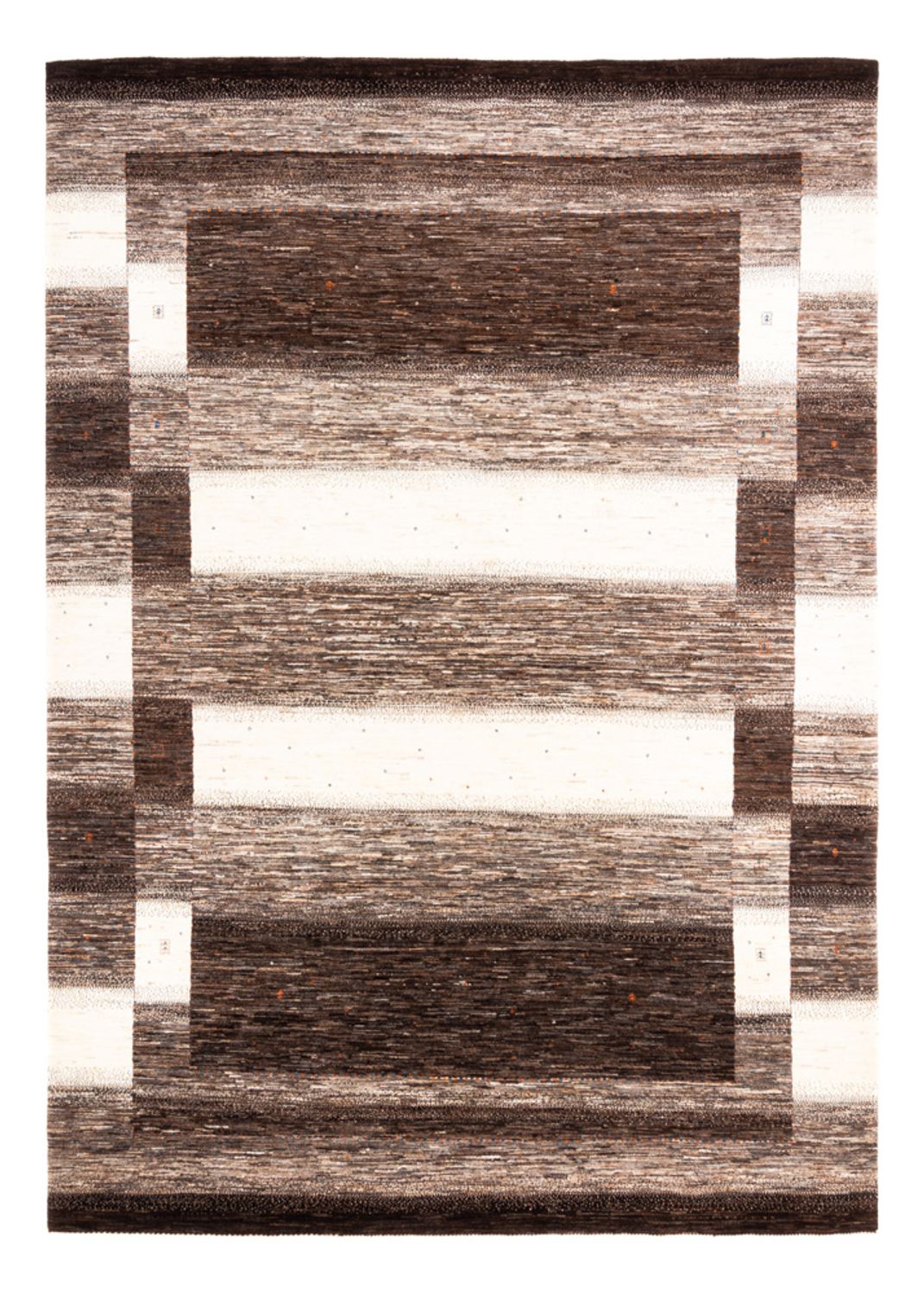 Alfombra Gabbeh - Loribaft Persa - 304 x 226 cm - marrón