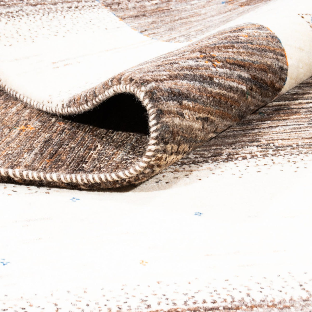 Alfombra Gabbeh - Loribaft Persa - 304 x 226 cm - marrón