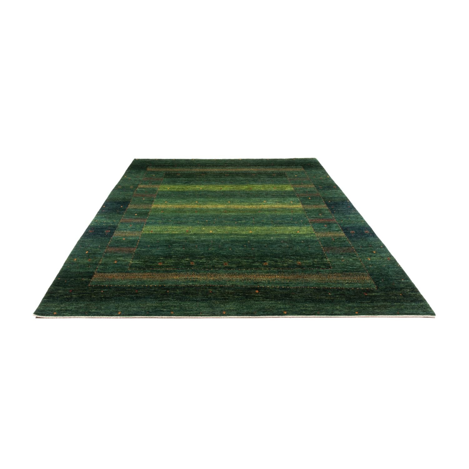 Alfombra Gabbeh - Loribaft Persa - 314 x 233 cm - verde