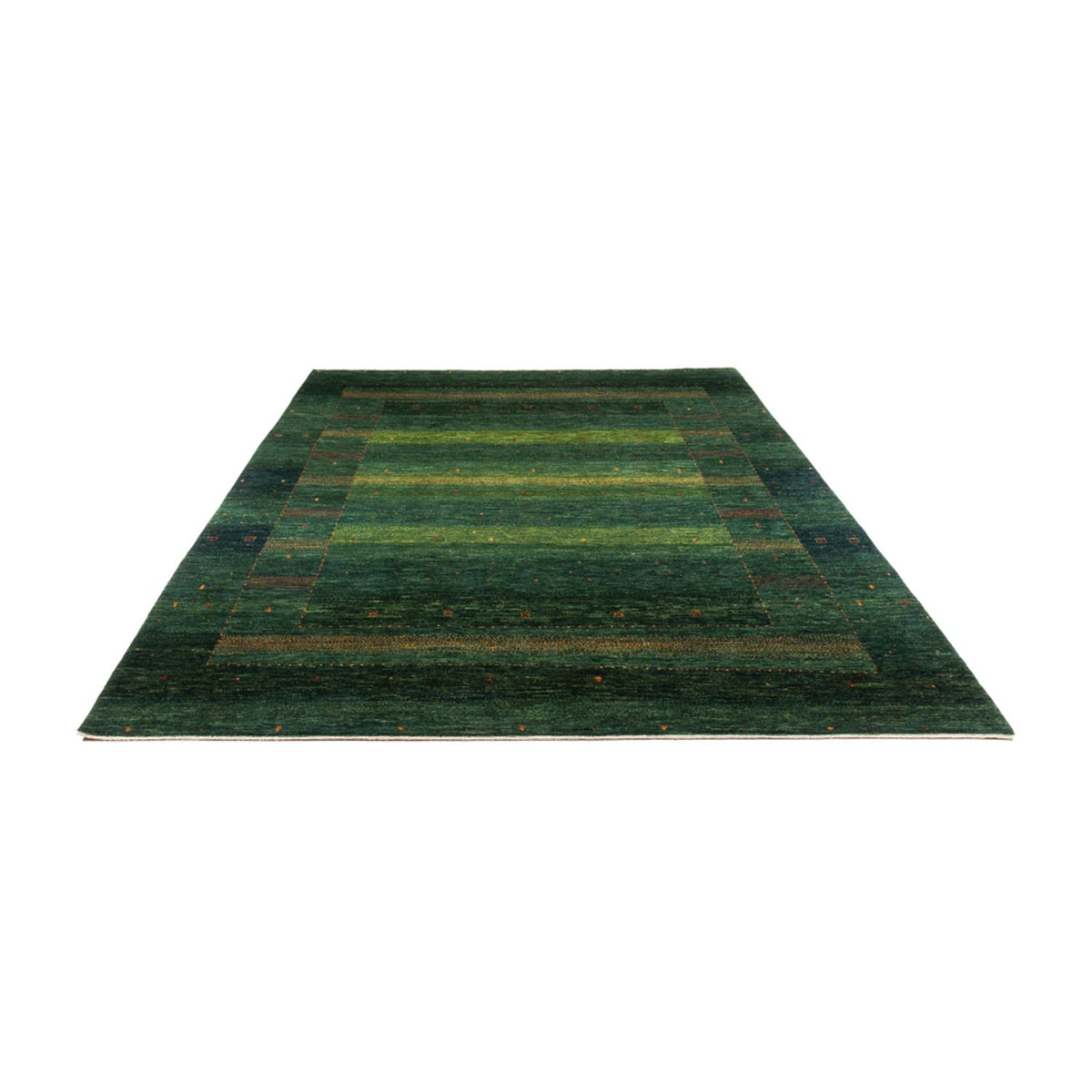 Alfombra Gabbeh - Loribaft Persa - 314 x 233 cm - verde