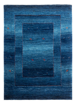 Alfombra Gabbeh - Loribaft Persa - 181 x 128 cm - azul