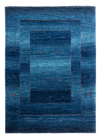 Alfombra Gabbeh - Loribaft Persa - 181 x 128 cm - azul