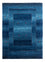Alfombra Gabbeh - Loribaft Persa - 181 x 128 cm - azul