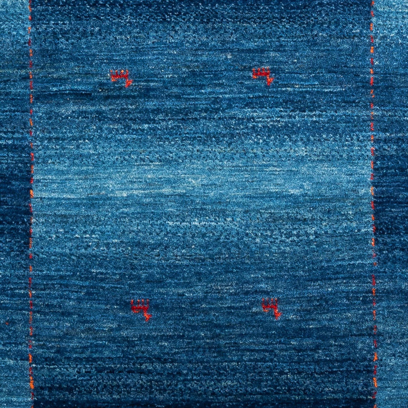 Alfombra Gabbeh - Loribaft Persa - 181 x 128 cm - azul