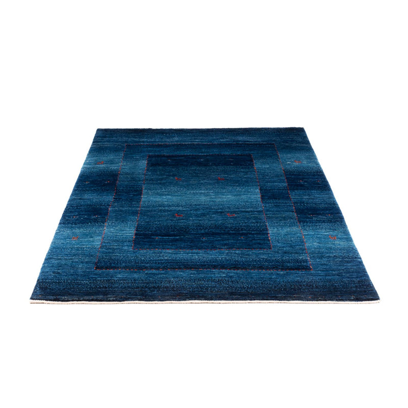 Alfombra Gabbeh - Loribaft Persa - 181 x 128 cm - azul