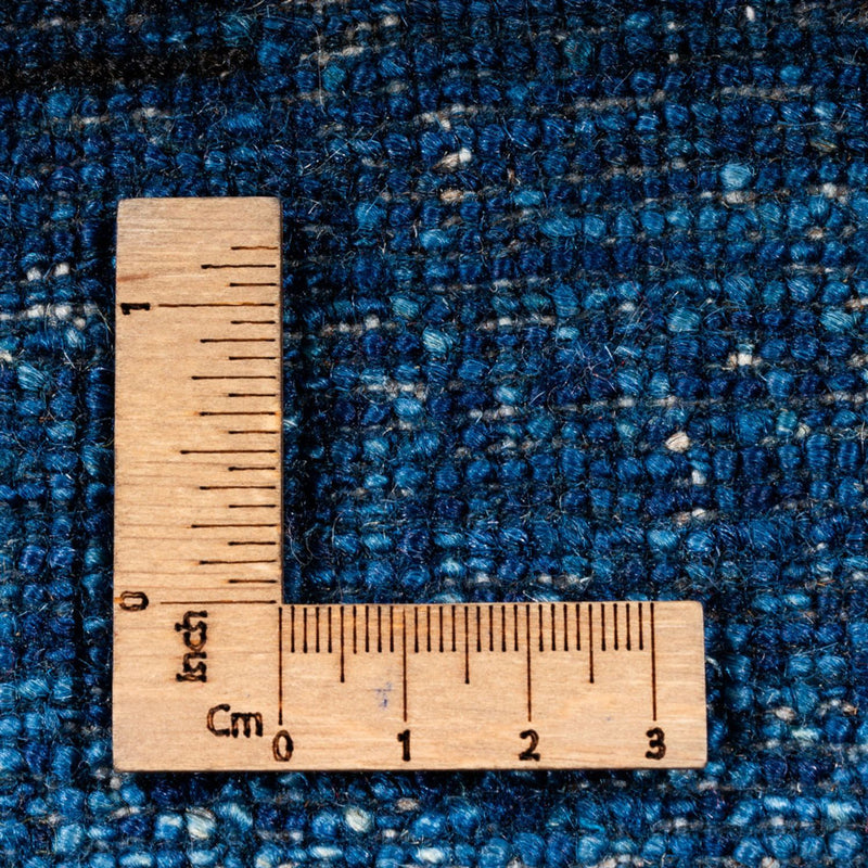 Alfombra Gabbeh - Loribaft Persa - 181 x 128 cm - azul