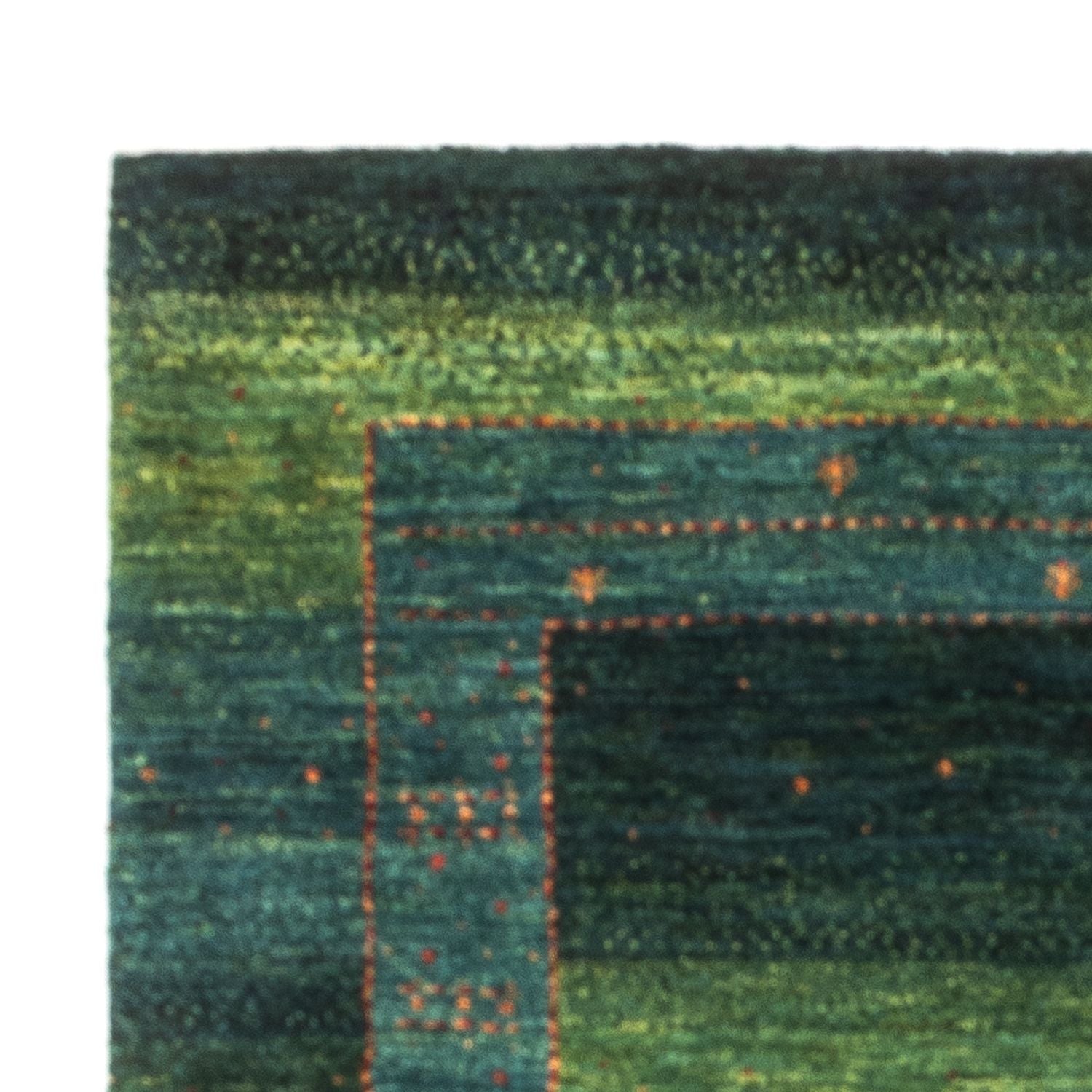 Alfombra Gabbeh - Loribaft Persa - 147 x 100 cm - verde