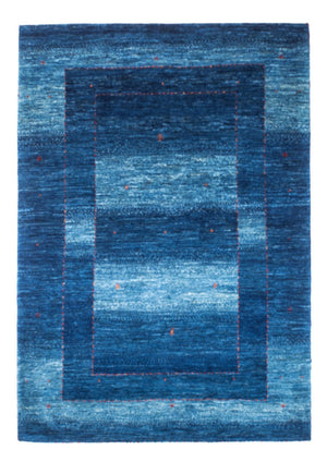 Alfombra Gabbeh - Loribaft Persa - 145 x 101 cm - azul