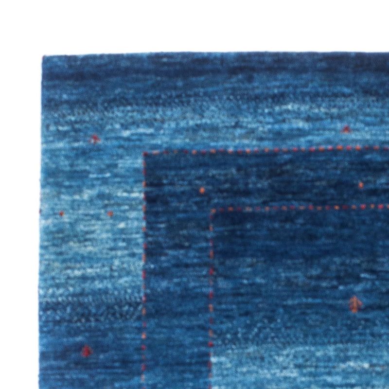 Alfombra Gabbeh - Loribaft Persa - 145 x 101 cm - azul