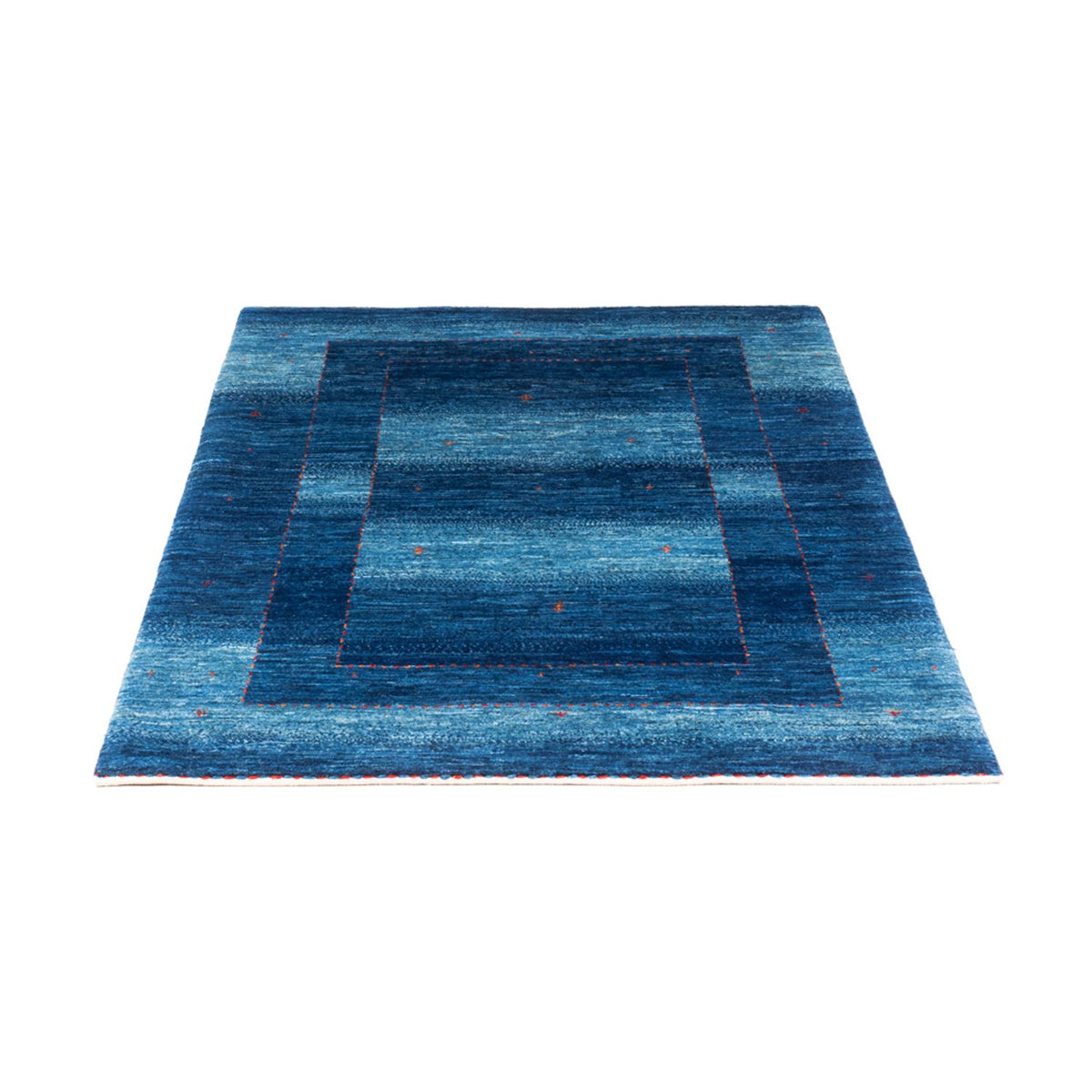 Alfombra Gabbeh - Loribaft Persa - 145 x 101 cm - azul