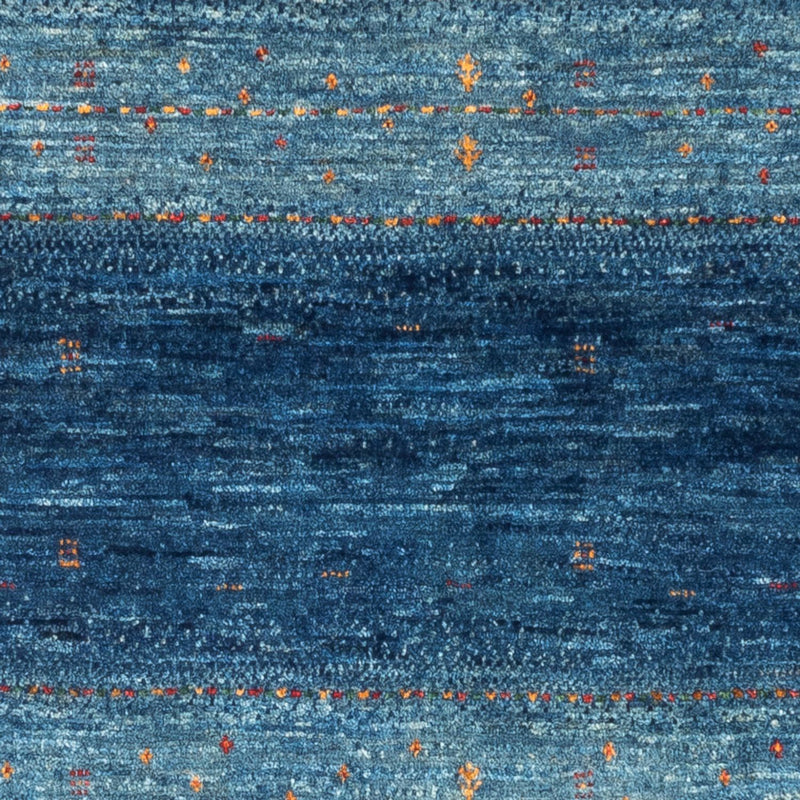 Alfombra Gabbeh - Loribaft Persa - 135 x 82 cm - azul