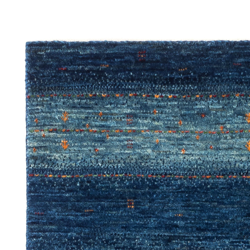 Alfombra Gabbeh - Loribaft Persa - 135 x 82 cm - azul