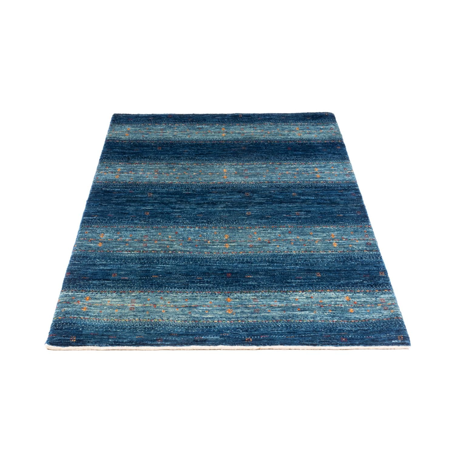 Alfombra Gabbeh - Loribaft Persa - 135 x 82 cm - azul