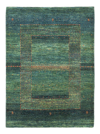 Alfombra Gabbeh - Loribaft Persa - 111 x 83 cm - verde