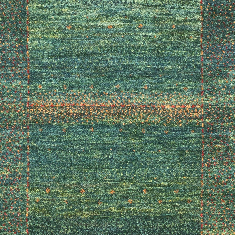 Alfombra Gabbeh - Loribaft Persa - 111 x 83 cm - verde