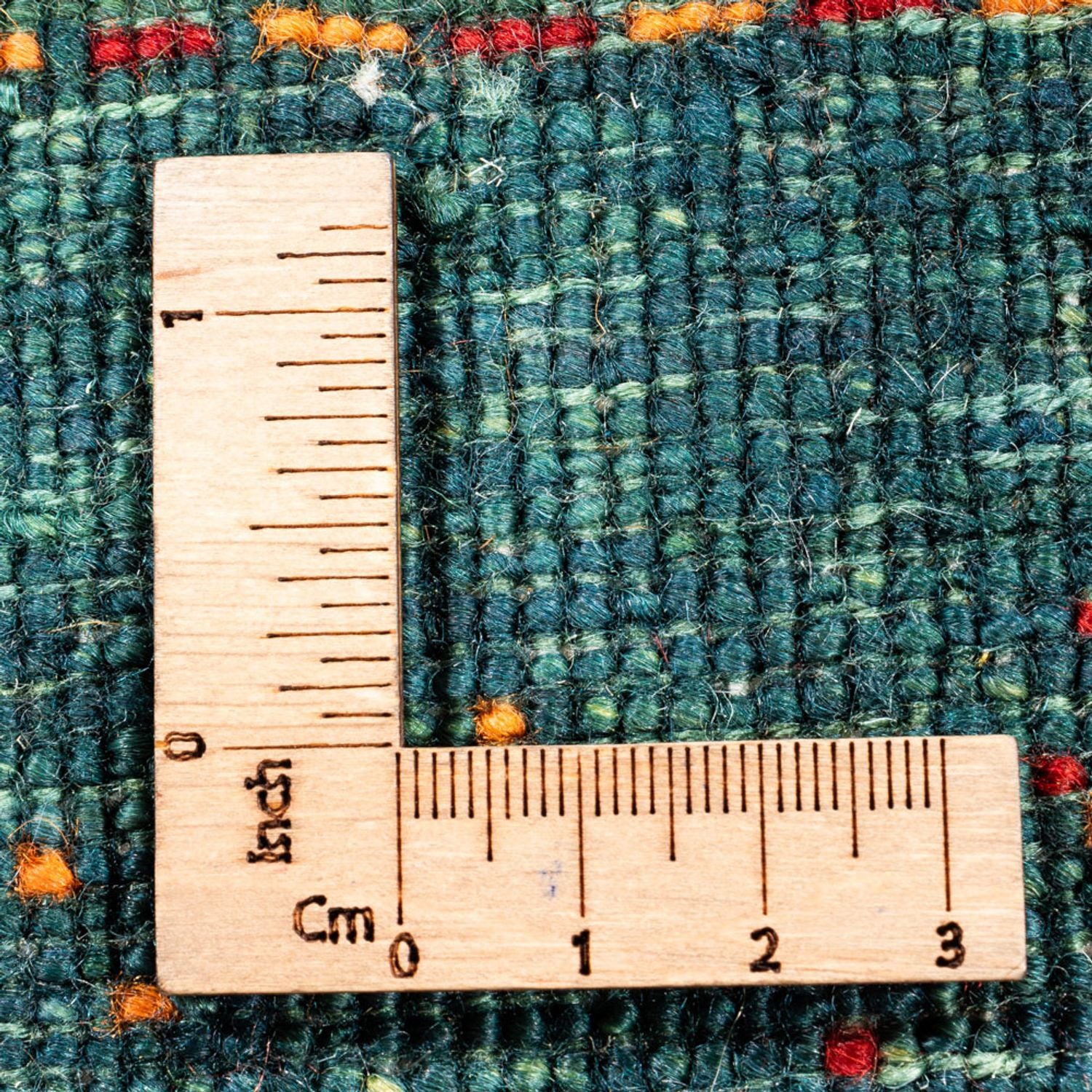 Alfombra Gabbeh - Loribaft Persa - 111 x 83 cm - verde